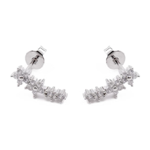 Pendientes Lux by Lux acabados plata