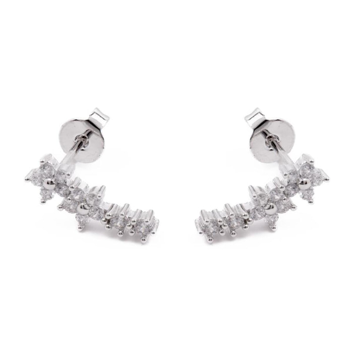 Pendientes Lux by Lux acabados plata