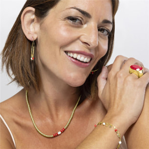 Pendientes Lux by Lux acabados oro 18k