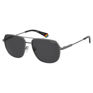 Gafas de Sol Polaroid PLD 6195/S/XN KJ1 Polarizadas de Metal Unisex 58 mm