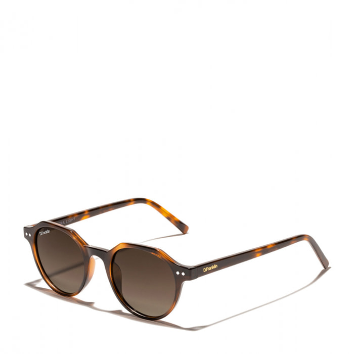 Gafas de Sol Ultra Light S Round Havana / Brown D.Franklin