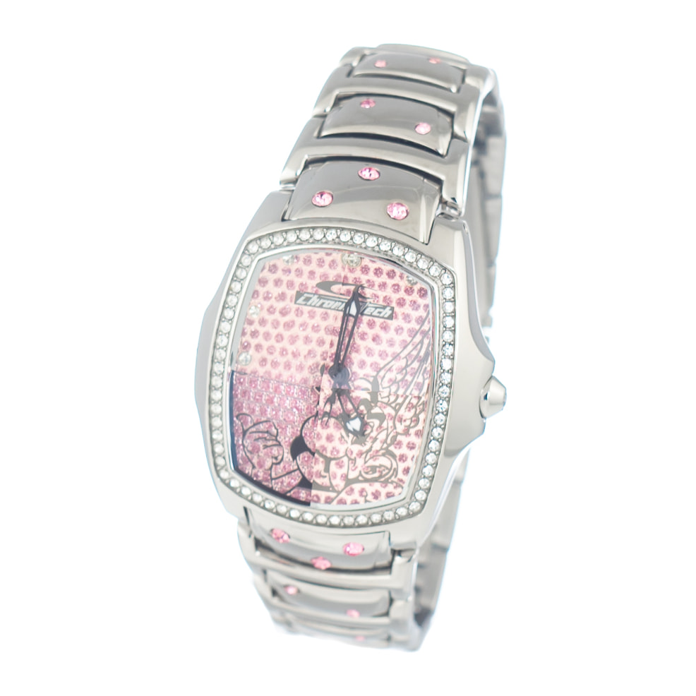Reloj Chronotech CT7896LS-84M Mujer Analogico Cuarzo con Correa de Acero