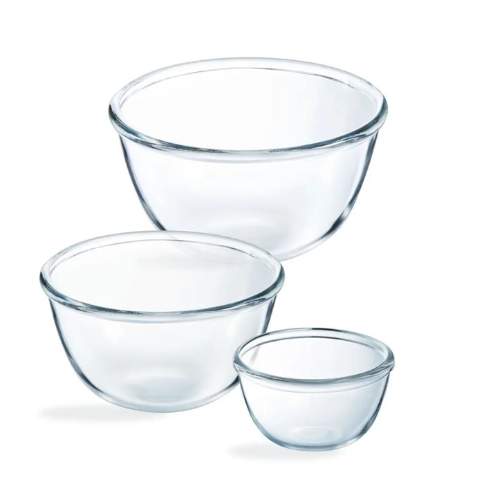 Ensemble de 3 saladiers 12, 18 et 24cm Cocoon - Luminarc