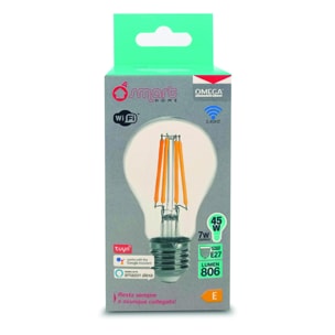 OMEGA Lampada Filament LED Smart WiFi A60 7W