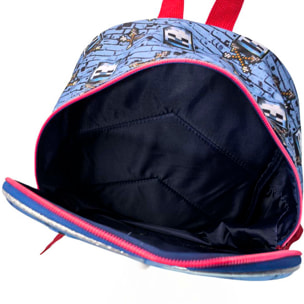 Minecraft Hostile Behaviour Mochila Preescolar 3D. Bolsillo lateral. Espaldera acolchada.