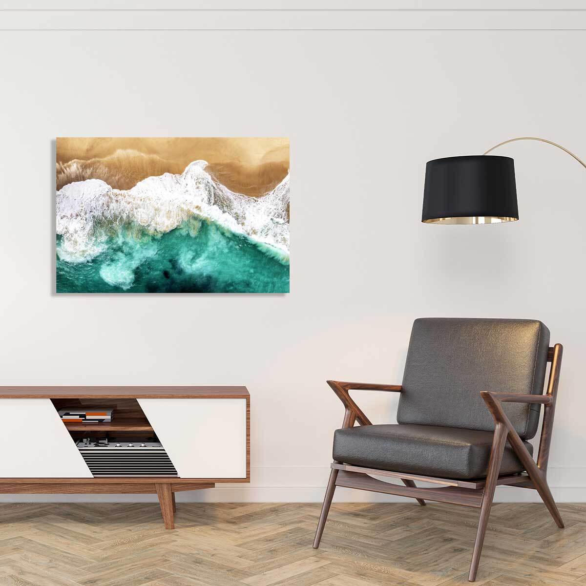 Tableau mer et plage magie de l'ocean  Toile imprimée