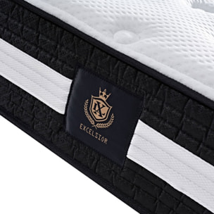 Matelas Excellence , Ressorts ensachés et mémoire de forme : Soutien morphologique