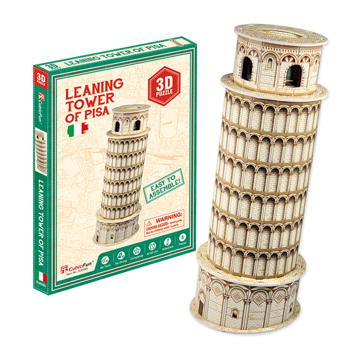 Puzzle 3D torre de Pisa.