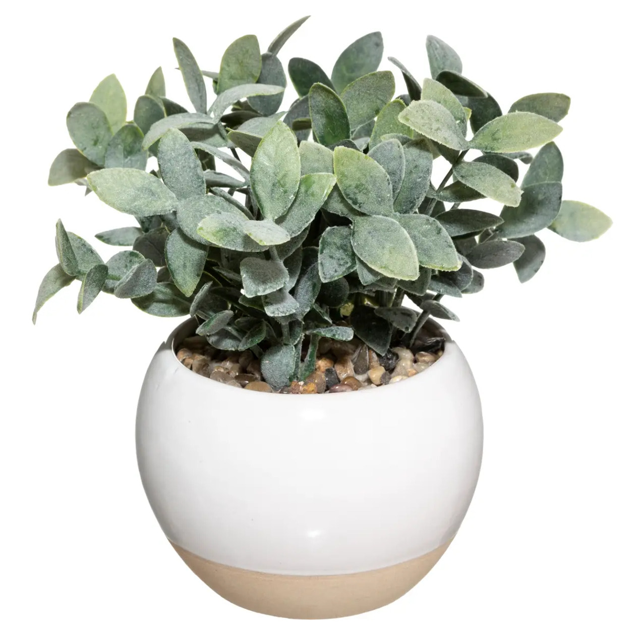 Plante artificielle - pot en céramique - H20 cm