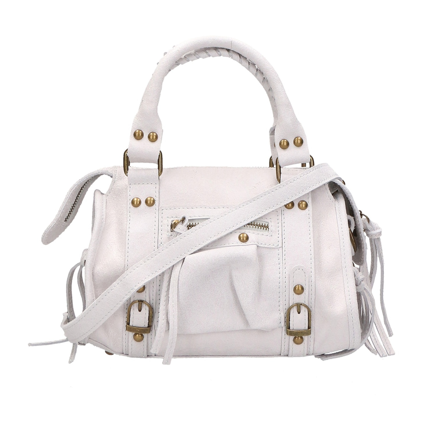 Borsa a spalla da donna - Modello Erisia - Vera pelle - 25.0 x 15.0 x 10.0 cm