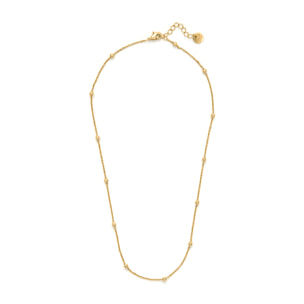 Collar acabado en oro amarillo de 18K