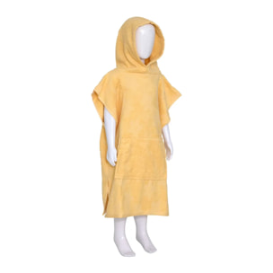 Set Cape et Gant de bain Enfant Orta 92x50 cm Jaune
