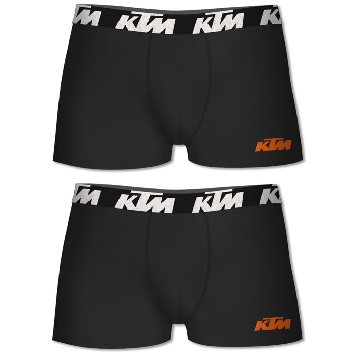 Set de 4 calzoncillos bóxer ktm  negro