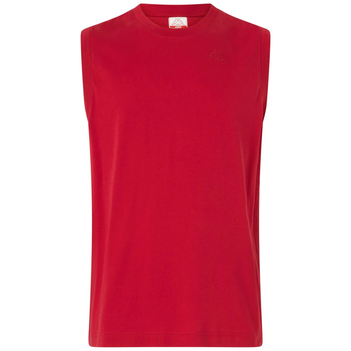 T-Shirts & Top Kappa Uomo Logo Korpo Cadwal Rosso