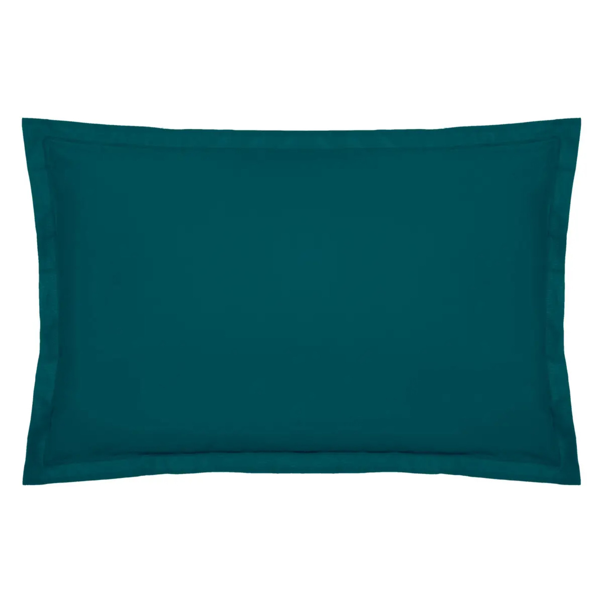 Taie d'oreiller "Landiha" en coton bleu égéen 50x70cm