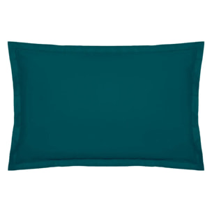 Taie d'oreiller "Landiha" en coton bleu égéen 50x70cm
