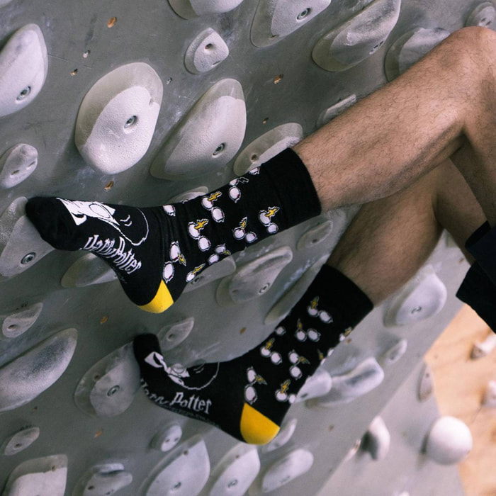 Calcetines diseño harry potter negro y blanco