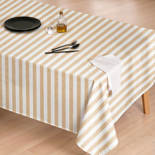 Mantel antimanchas KODA OCRE - 100% algodón