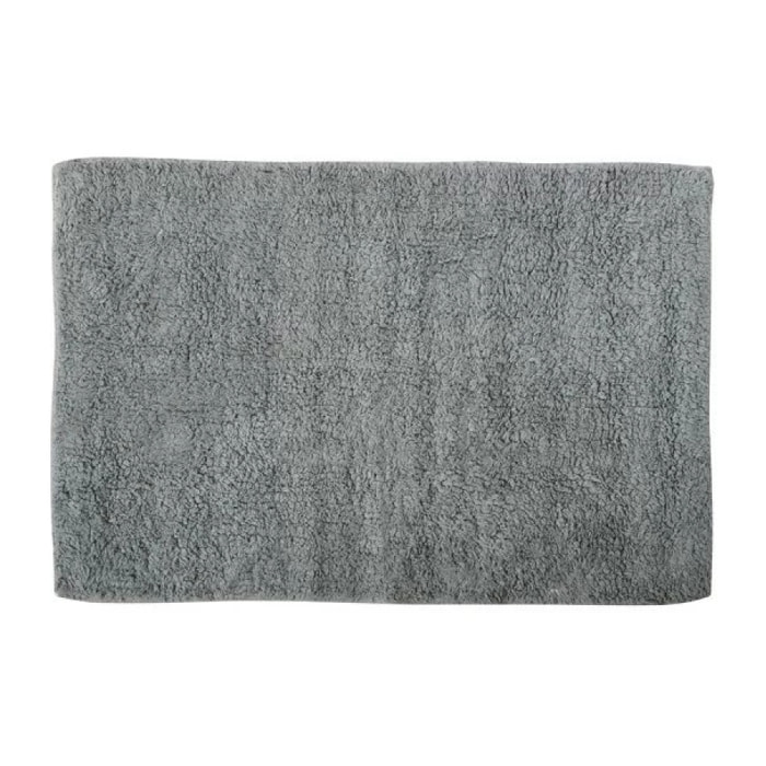 Tapis de bain Coton 45x70cm Gris MSV