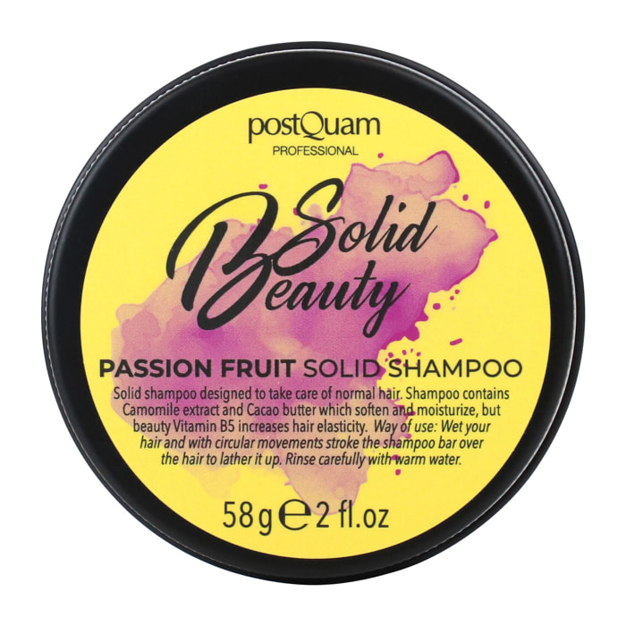 SHAMPOO SOLIDO SENZA SLS AL FRUTTO DELLA PASSIONE