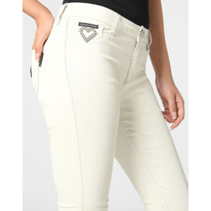 PHILIPP PLEIN Jegging de cintura alta HEART