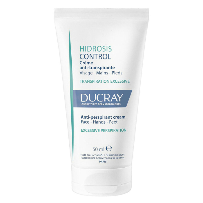 Hidrosis Control - Crème Visage, Mains et Pieds Anti-Transpirante 50 ml
