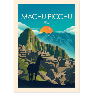 Affiche - Machu Picchu - Studio Inception