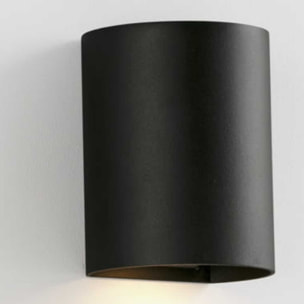 SOLE Lampada da parete rotondo nero
