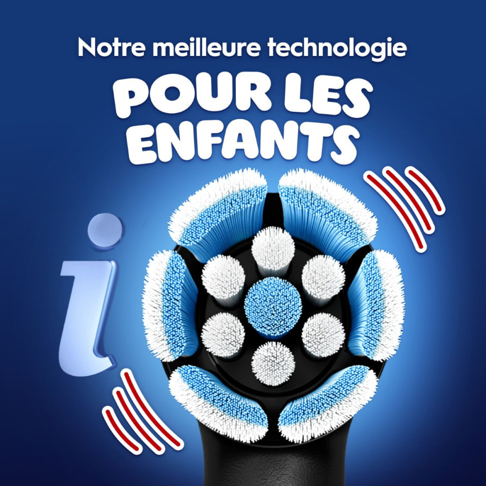 Oral-B Brosse à dent iO Kids 6 Spiderman + 3 brossettes spiderman