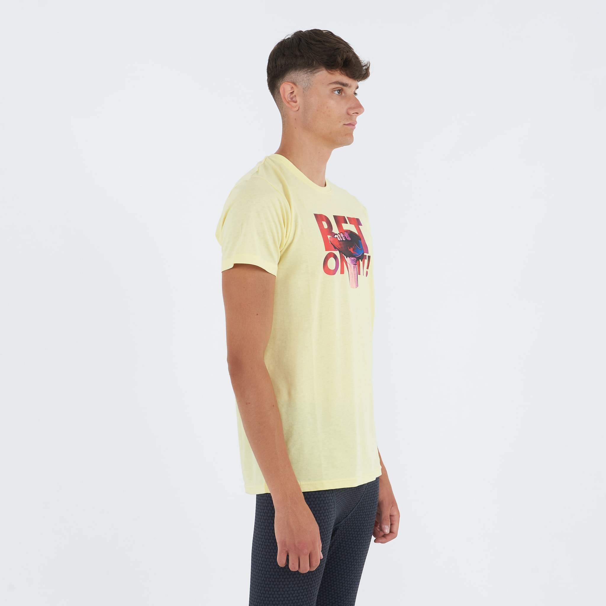 T-shirt con stampa in cotone BETEL uomo