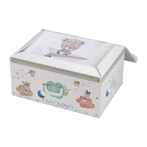 Set Textil Baúl y Funda Nórdica Paper Plain