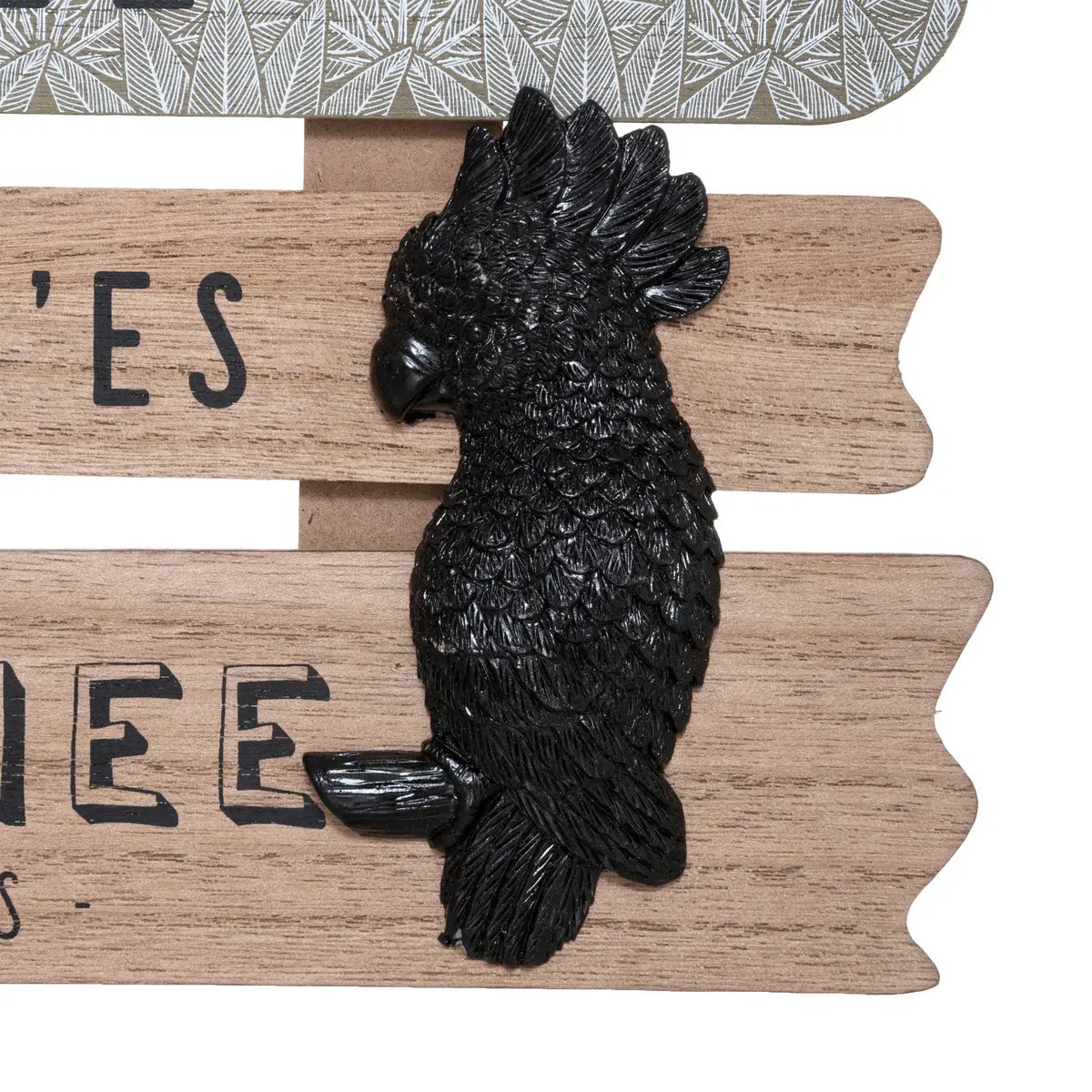 Déco murale "Cuba" bois 37x32cm