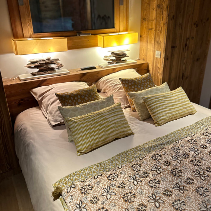 Coussin en coton beige 30x50cm KOCHI