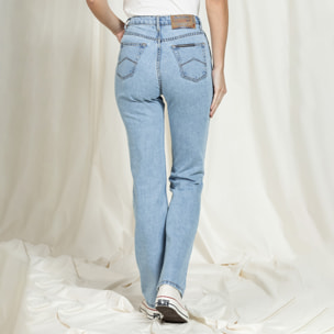 JEANS DONNA MODELLO REPLICA 5 TASCHE IN DENIM 13oz