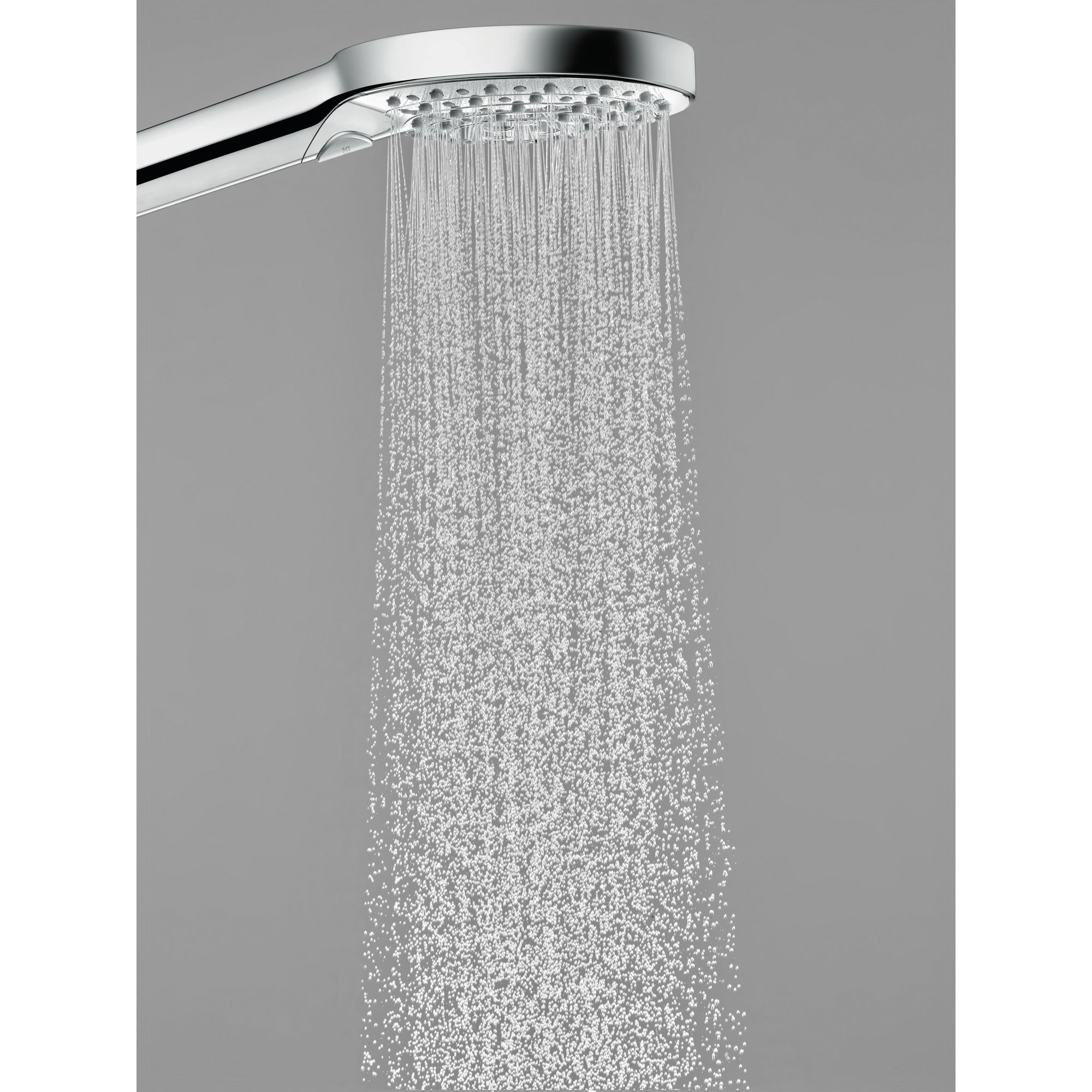 Set de douche 120 3jet PowderRain avec barre Unica'S puro 90 cm et porte-savon chromé Raindance Select