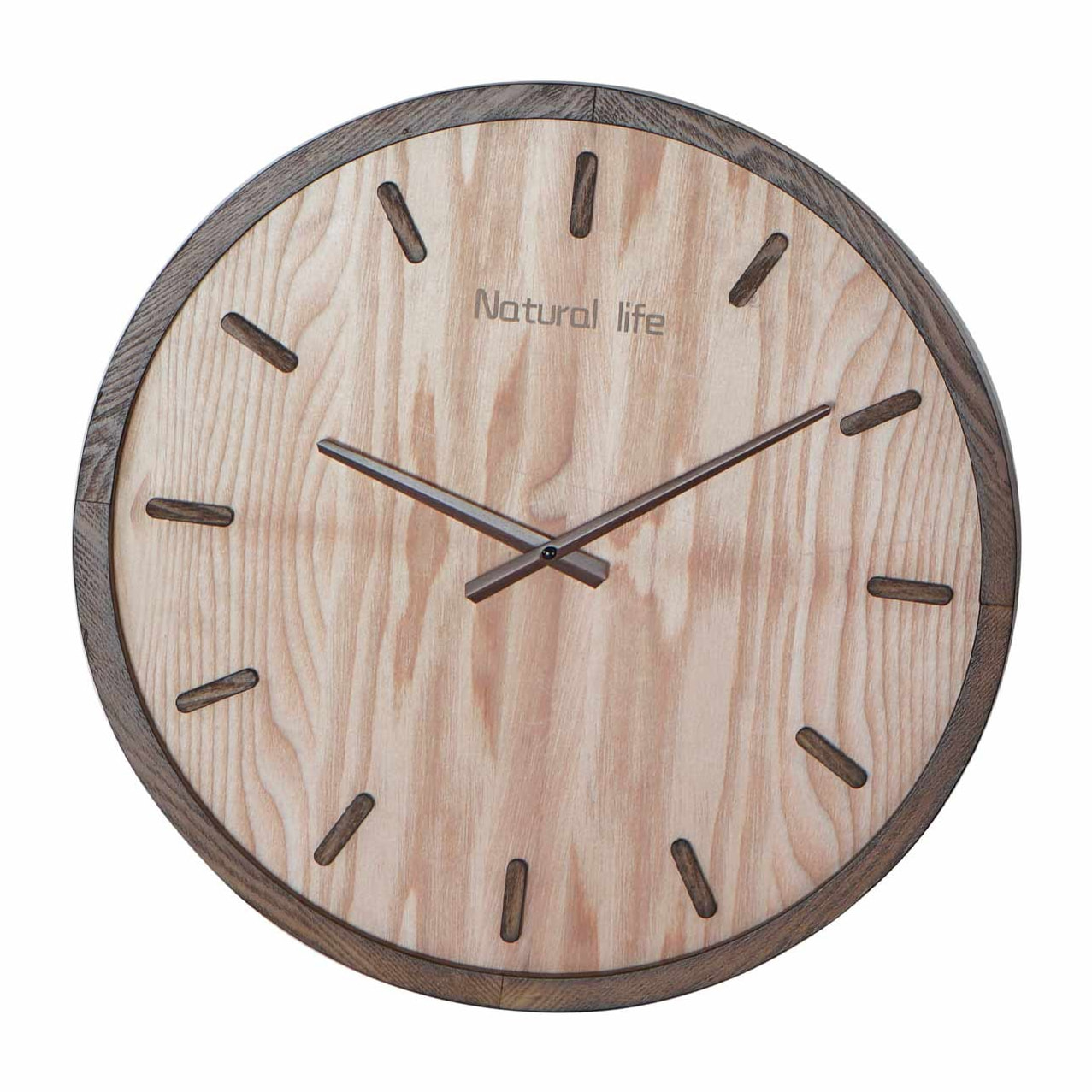 Reloj de pared mateus natural 50cm