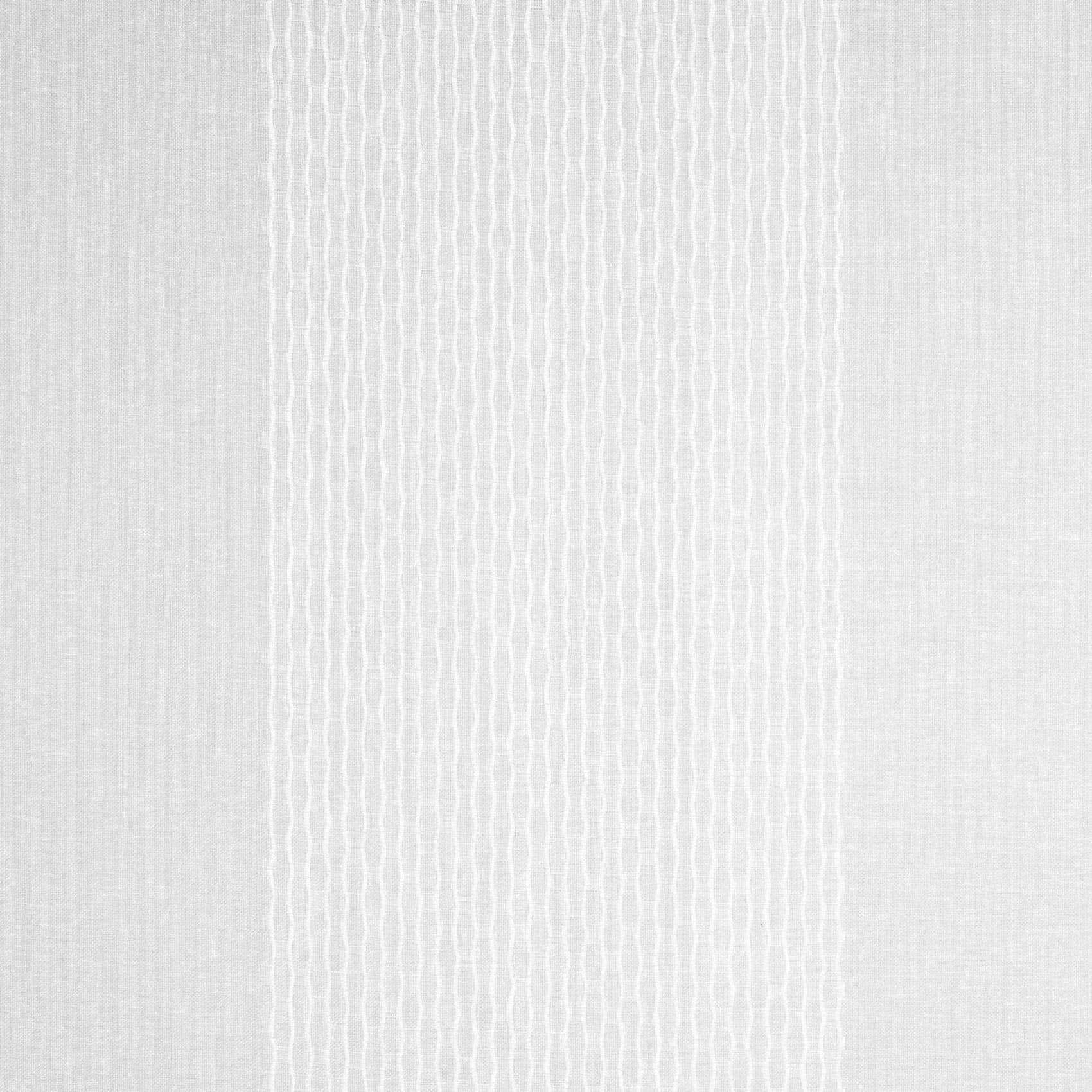 Tissu voilage à rayures bayadères - Blanc