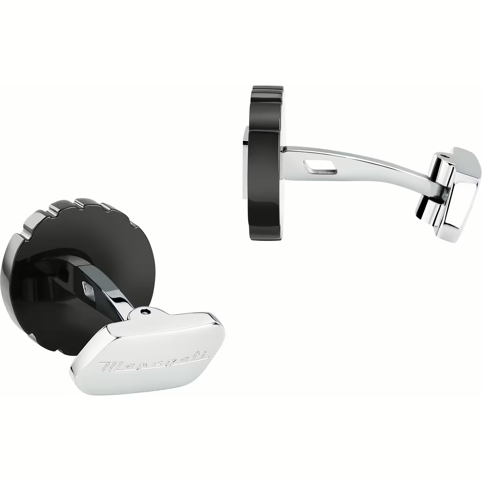 Maserati Gemelos para Hombre JM5249JD02Cufflinks ss black