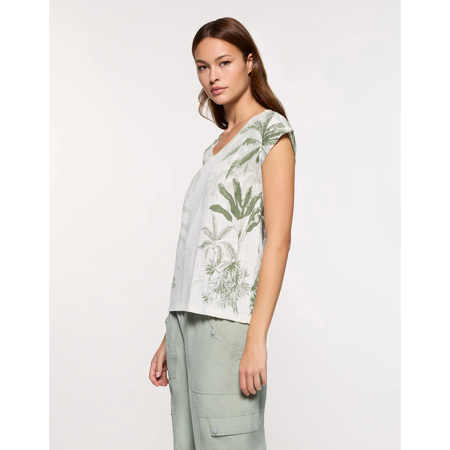 Camiseta Manga Corta Verde - Leaverna