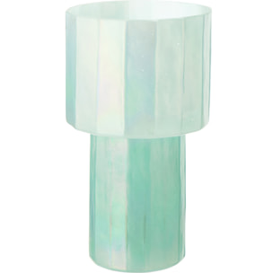 J-Line Vase Ann - verre - bleu