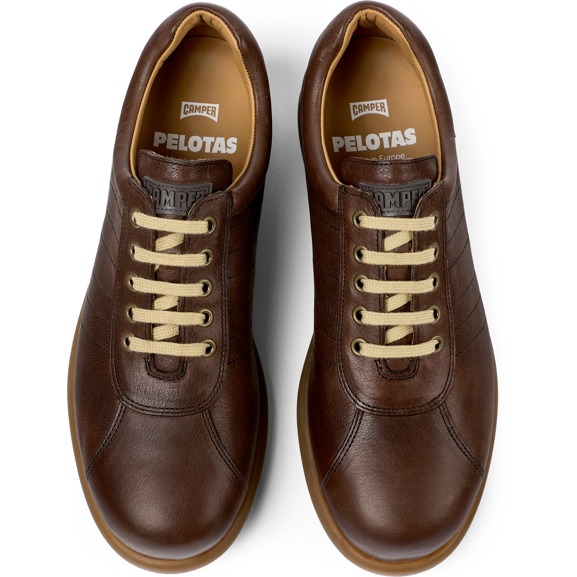 Zapatillas - CAMPER Pelotas Ariel - Marron - Cuero liso