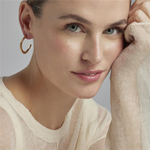 Pendientes Lux by Lux acabados en Rodio