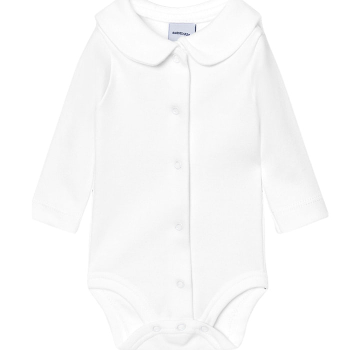 Body bebé manga larga cuello pico