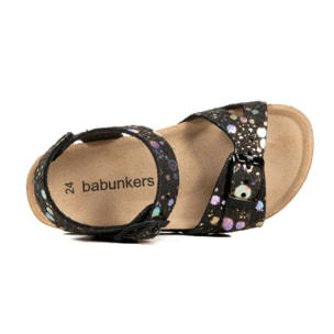 Sandalia BABUNKERS NEGRO