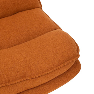 Fauteuil pivotant "Harper" ambre