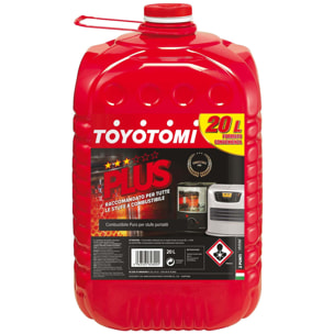 Toyotomi Plus tanica da 20 Lt - Combustibile inodore per stufe Zibro