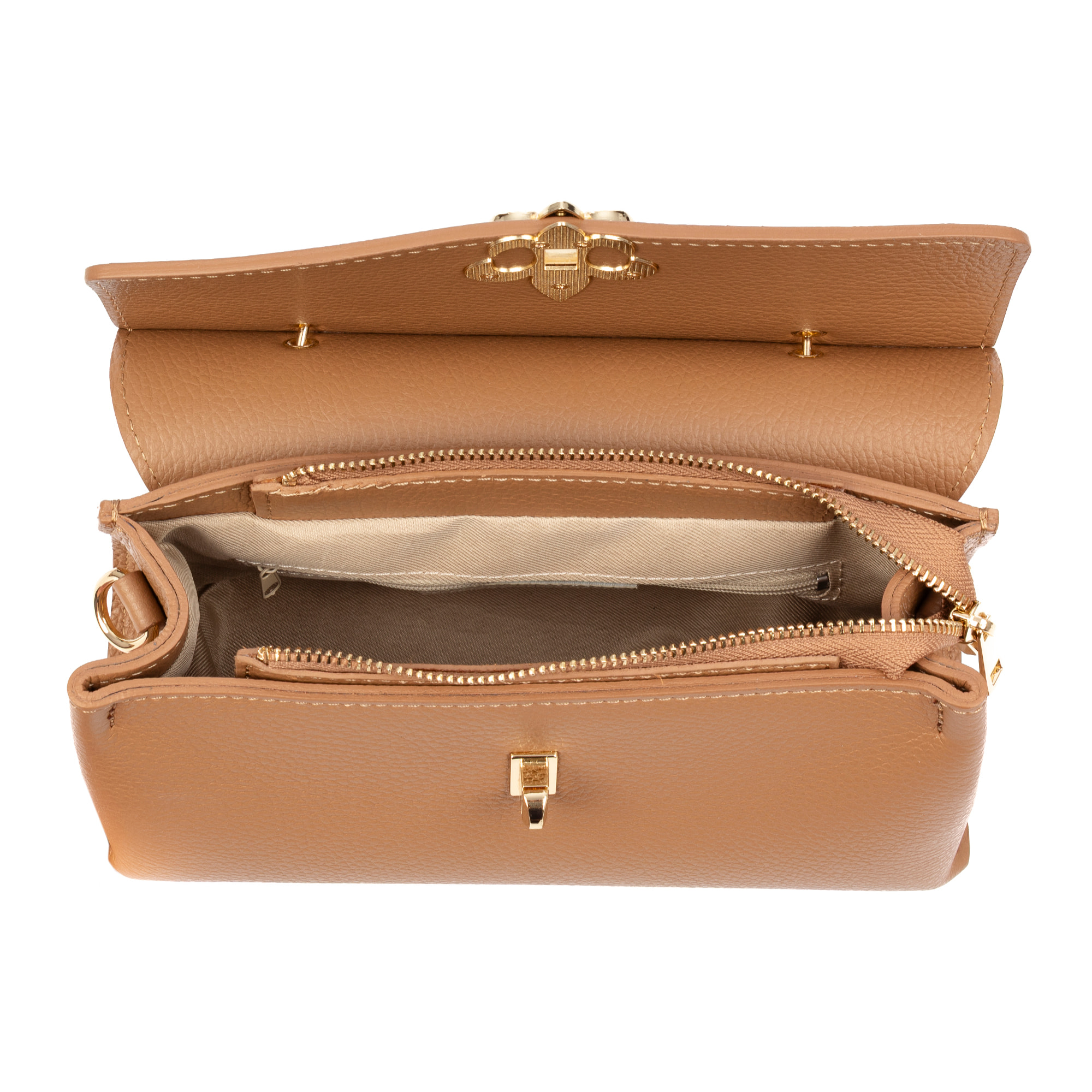 Balestrino borsa tote donna, in pelle autentica Dollaro.