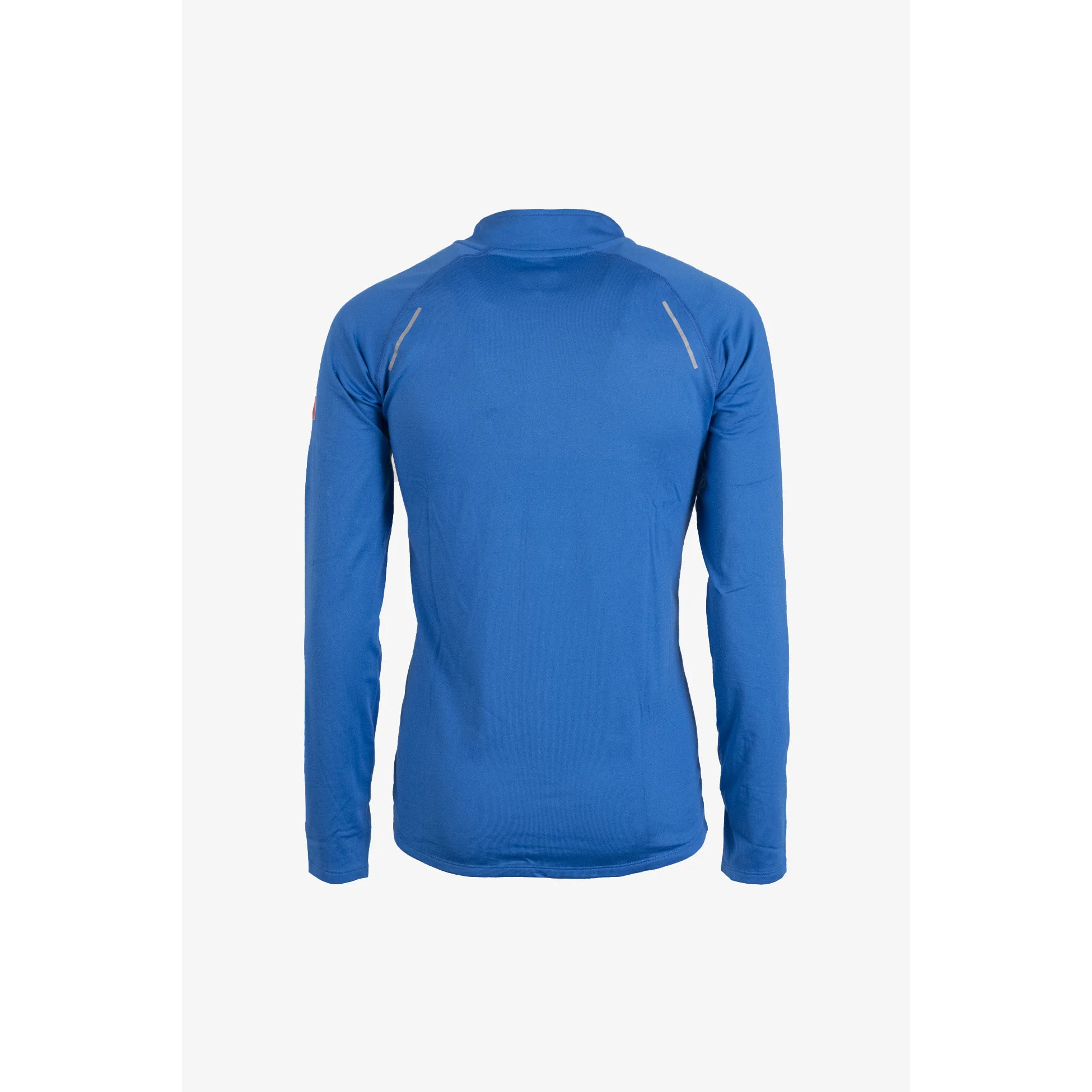 Felpa Esercito a maniche lunghe con zip sport azzurra uomo
