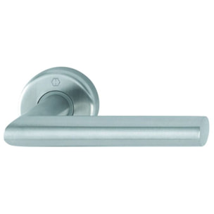 Garniture de porte HOPPE Utrech - Inox - Bec de cane - 3940663
