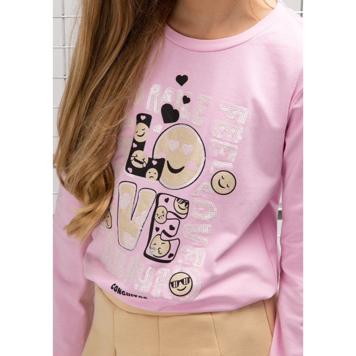 Camiseta de Niña en Rosa